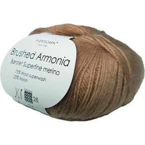 Brushed Armonia Brstet Superfine Merino Uldgarn fV 1328 Nougat