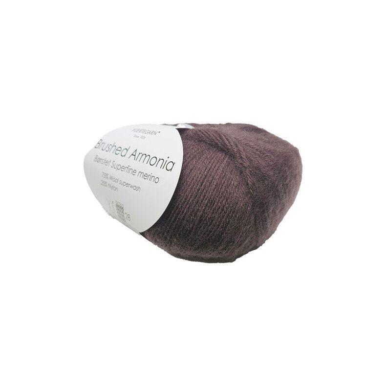 Brushed Armonia Brstet Superfine Merino Uldgarn Fv 1606 Brun