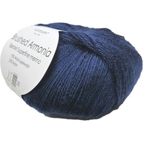 Brushed Armonia Brstet Superfine Merino Uldgarn Fv 1660 Marine Bl