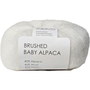 Brushed Baby Alpaca/Merino Garn Hjertegarn Fv 1090
