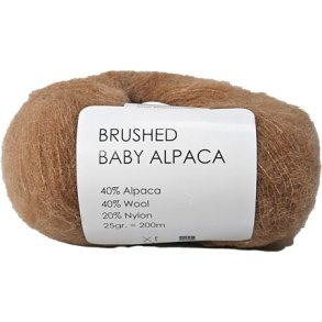 Brushed Baby Alpaca/Merino Garn Hjertegarn Fv 206