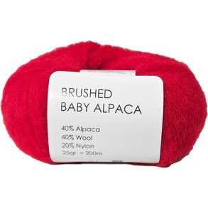 Brushed Baby Alpaca/Merino Garn Hjertegarn Fv 2060