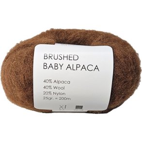 Brushed Baby Alpaca/Merino Garn Hjertegarn Fv 209