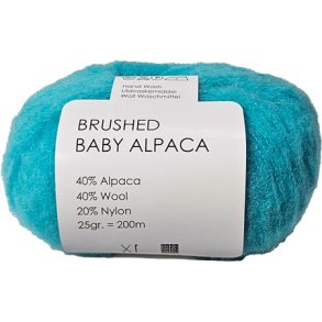 Brushed Baby Alpaca/Merino Garn Hjertegarn Fv 3743