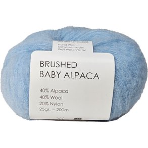 Brushed Baby Alpaca/Merino Garn Hjertegarn Fv 4995