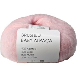 Brushed Baby Alpaca/Merino Garn Hjertegarn Fv 5469