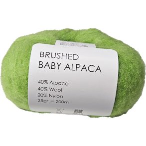 Brushed Baby Alpaca/Merino Garn Hjertegarn Fv 8483