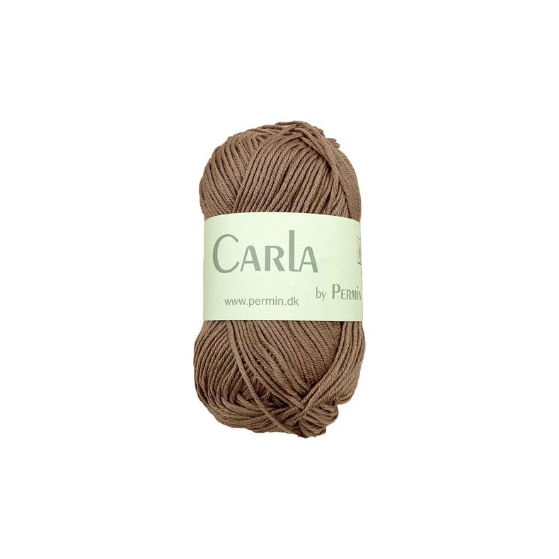 Carla By Permin - Garn Med Bomull &amp; Modal fv 882603 Camel