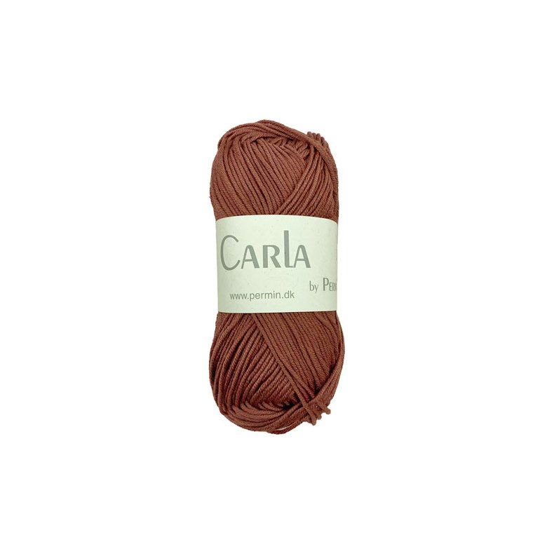 Carla By Permin - Garn Med Bomull &amp; Modal fv 882604 Nutshell