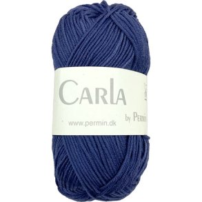 Carla By Permin - Garn Med Bomull & Modal fv 882605 Navy Blue