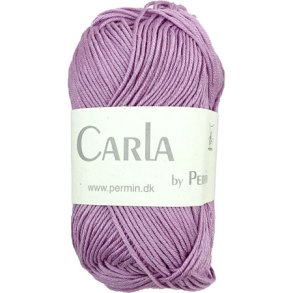 Carla By Permin - Garn Med Bomull & Modal fv 882607 Mulberry