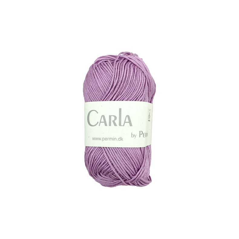 Carla By Permin - Garn Med Bomull &amp; Modal fv 882607 Mulberry