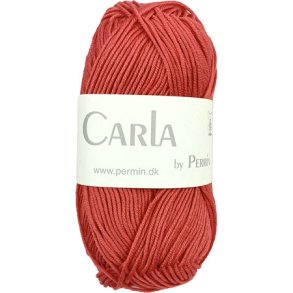 Carla By Permin - Garn Med Bomull & Modal fv 882608 Tomat