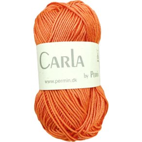 Carla By Permin - Garn Med Bomull & Modal fv 882609 Mandarin