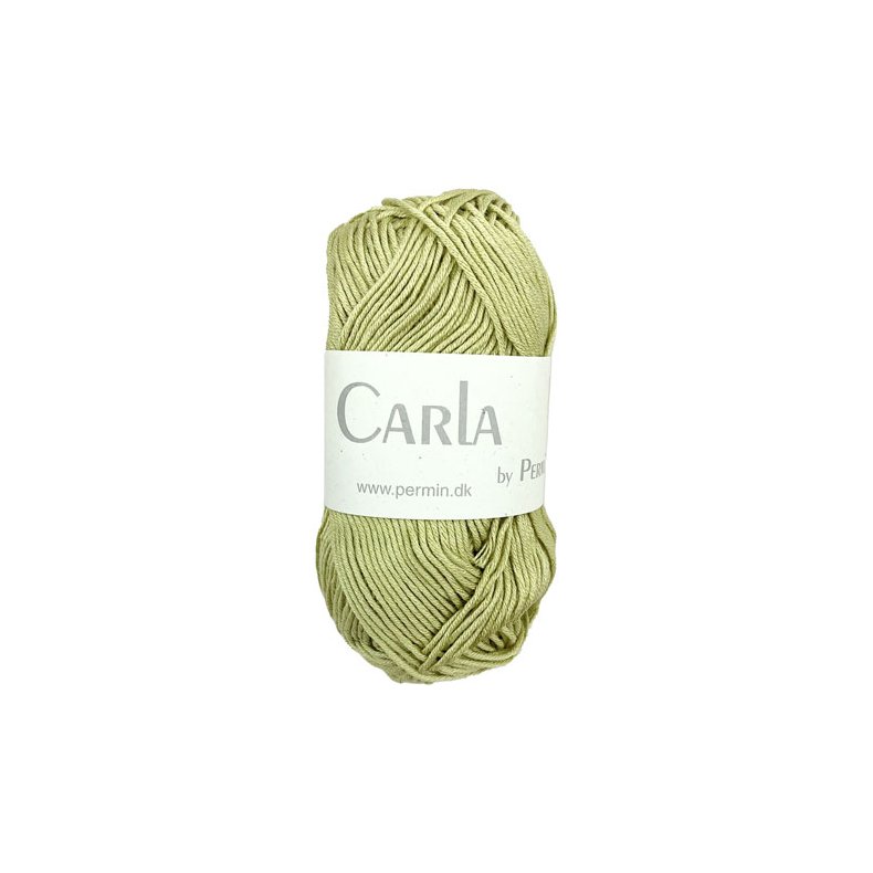 Carla By Permin - Garn Med Bomull &amp; Modal fv 882610 Acid Lime