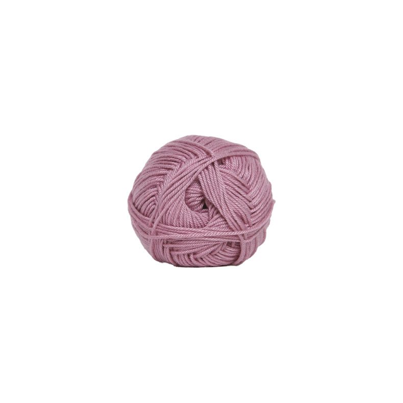 Hjertegarn  Diamond Cotton - merceriserad bomull - fv 520 Gammal Rosa