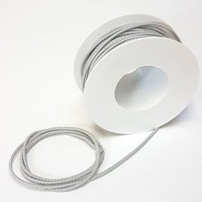 Rund elastik - 3 mm Anorak elastik m/refleks Gr