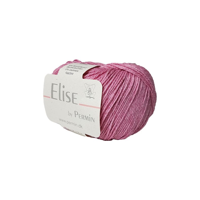 Permin Elise - Bomull/cashmere - Fv 881106 Rosa