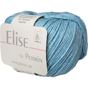 Permin Elise - Bomuld/cashmere - Fv 881114 Lysebl
