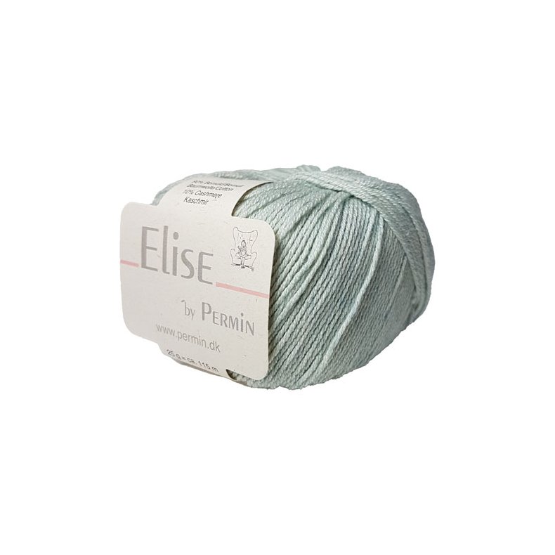 Permin Elise - Bomull/cashmere - Fv 881117 Mynta