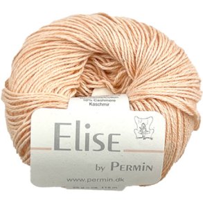 Permin Elise - Bomuld/cashmere - Fv 881129 Abrikos
