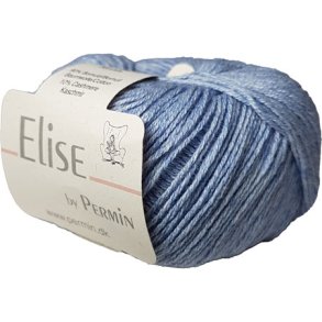 Permin Elise - Bomuld/cashmere - Fv 881122 Baby Lysebl