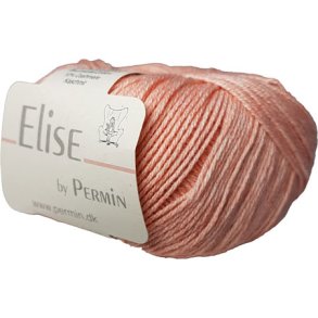 Permin Elise - Bomuld/cashmere - Fv 881124 Lakse Farvet