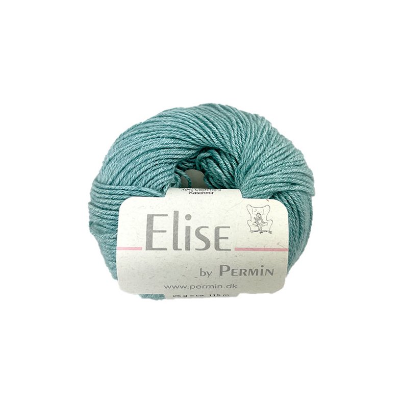 Permin Elise - Bomull/cashmere - Fv 881113 Jade