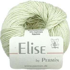 Permin Elise - Bomuld/cashmere - Fv 881126 Acid Lime