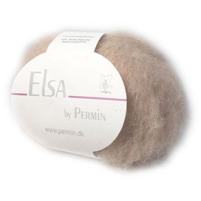 Elsa By Permin - Alpaca uld & Brstet Uldgarn - Fv 880704 Beige