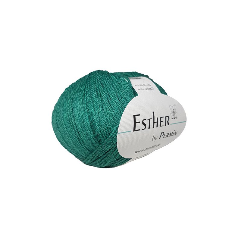 Permin Esther Garn  -  fv 883440 Grs grn