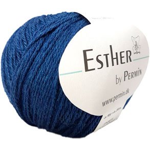 Permin Esther Garn  -  fv 883437 Bl
