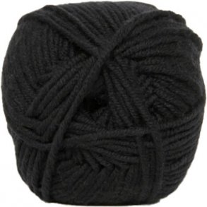 Hjertegarn Extrafine Merino 120 Garn - fv 500 Sort