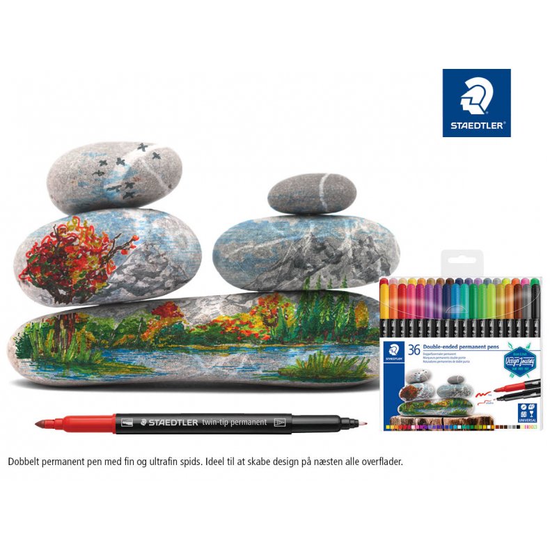 Staedtler Duo Permanent - 36 stk. Ass. 3187 TB36 02
