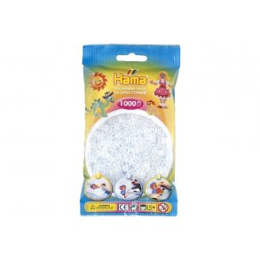 Hama midi, prlor, 1000 stk - Klar - 207-19