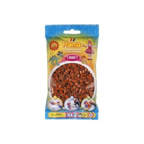 Hama midi, perler, 1000 stk., Mellem Brun - 207-20