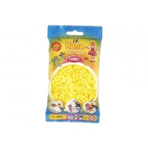 Hama midi, prlor, 1000 stk - Pastel Gul - 207-43