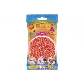 Hama midi, prlor, 1000 stk - Pastel Rd - 207-44