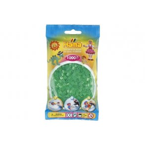 Hama midi, perler, 1000 stk., tr.Grn - 207-16