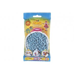 Hama midi, prlor, 1000 stk - Turkos - 207-31