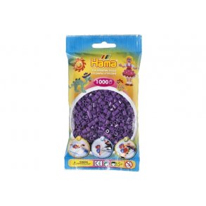 Hama midi, perler, 1000 stk., Lilla - 207-07