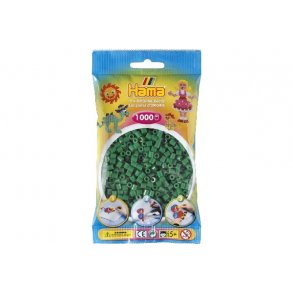 Hama midi, perler, 1000 stk., Grn - 207-10