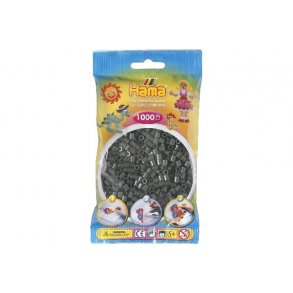 Hama midi, prlor, 1000 stk - Mrk Grn - 207-28