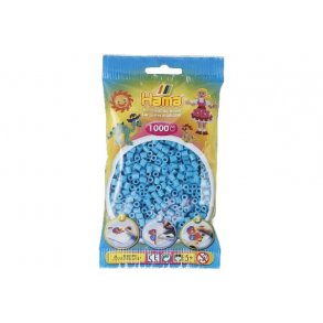 Hama midi, prlor, 1000 stk - Turkus - 207-49