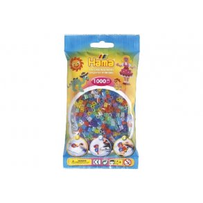 Hama midi, prlor, 1000 stk - Blandad Neon frger - 207-54