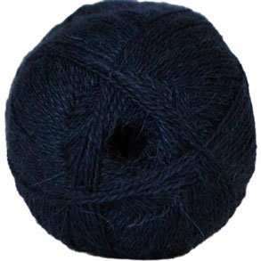 Hjertegarn Alpaca 400 - Lama Uldgarn - fv 1660 Mrk Bl