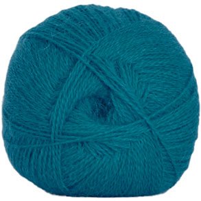 Hjertegarn Alpaca 400 - Lama Uldgarn - fv 7425 Mrk Turkis