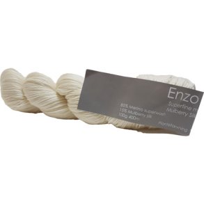 Hjertegarn Enzo Siden Superfine Merino Ullgarn Fv 100 