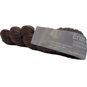 Hjertegarn Enzo Siden Superfine Merino Ullgarn Fv 211