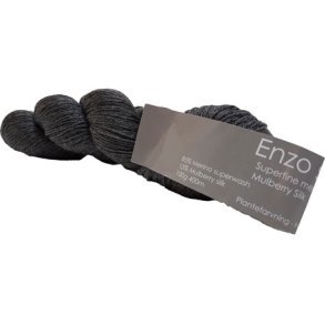 Hjertegarn Enzo Siden Superfine Merino Ullgarn Fv 402